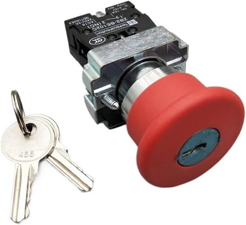 XB2-BS142 XB2-BS442 XB2-BS542 1NC Key Emergency Stop Rotary Push Button Switch 2 Position Locking 22mm Button(XB2-BT142) in Saudi Arabia