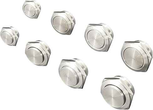 12mm 16mm 19mm 22mm 25mm النمط القصير microtravel الفولاذ المقاوم للصدأ الدفع مفتاح التبديل الرقة الذاتية/لحظة فتح العادي (25 مم ، رأس مرتفع) in Saudi Arabia