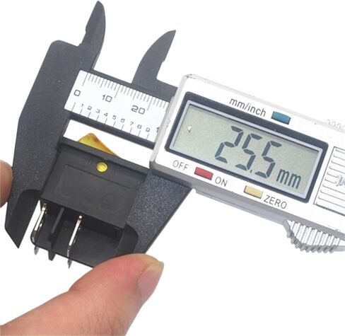 KCD4 Rocker Switch On-Off 2 الموضع 4 دبابيس/6 دبابيس المعدات الكهربائية مع مفتاح الطاقة الخفيف 16A 250VAC 20A 125VAC (KCD4 مقاوم للماء ، 6 دبوس) in Saudi Arabia