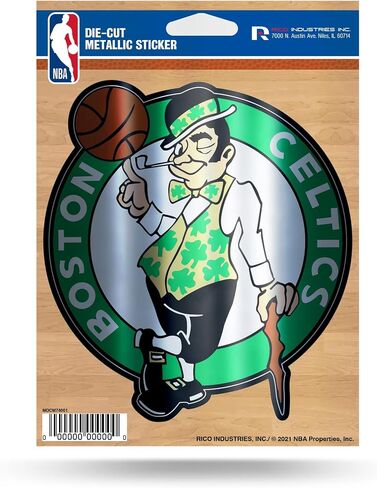ملصق معدني مقطوع بالقالب مقاس 12.7 سم × 17.78 سم من Rico Industries NBA لكرة السلة Dallas Mavericks in Saudi Arabia