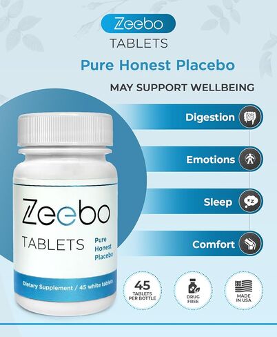 Zeebo Tablets – Pure Honest Placebo Tablets Designed to Help You Access Your Mind's Potential in Saudi Arabia