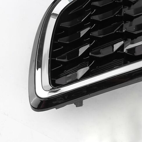 الشواء العلوي الأمامي المتوافق مع Kia Forte Sedan LX SX 2017-2018 2.0L Chrome Trim Pront Appert Pumper Grille Matte Black Rebalce 86350B0010 KI1200191 in Saudi Arabia
