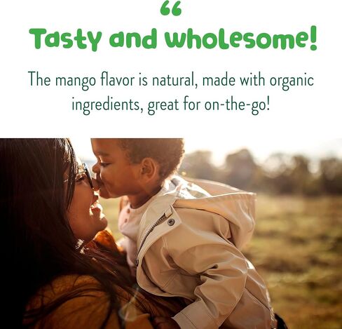 Little Bellies Organic Mango Yogurt Pick-Me Sticks, (Pack of 5 x 0.56 oz Individual Packs) in Saudi Arabia