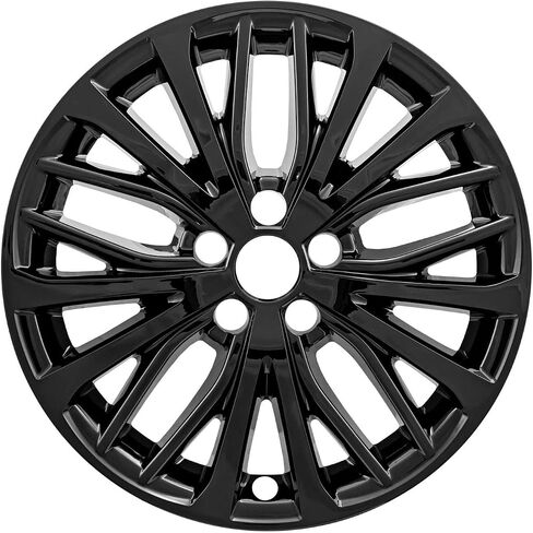 Set of 4 Gloss Black 20 Spoke 18" Wheel Skins for Toyota Camry SE/XLE 2018-2021 in Saudi Arabia