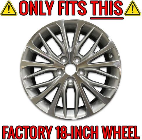 Set of 4 Gloss Black 20 Spoke 18" Wheel Skins for Toyota Camry SE/XLE 2018-2021 in Saudi Arabia