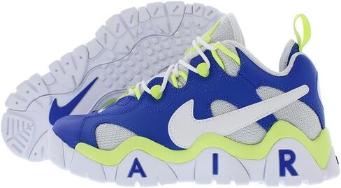 Nike Air Barrage Low Big Kids' Shoes (FN6972-480, Game Royal/Light Lemon Twist/Photon Dust/White) in Saudi Arabia