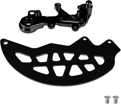 حارس قرص الفرامل الأمامي الأسود ، الدراجة الترابية ألومنيوم أمامي فرامل واقي محامي حارس حارس سور رون Ultra Bee 2022-2024 in Kuwait