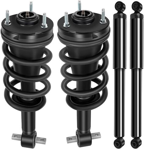 مجموعة امتصاص الصدمات الأمامية والخلفية Scitoo تناسب 2007-2013 لـ Chevrolet Silverado 1500 ، 2007-2013 لـ GMC Sierra 1500 ، مجموعة صدمة كاملة ومجموعة تجميع الظهر من أجل 139105 911533 4PCS in Saudi Arabia