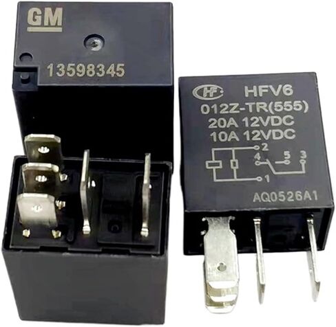 10pcs/lot relay 13598345 12vdc 5pins ترحيل للمساحات ومحرك رش الماء in Saudi Arabia