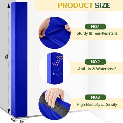 Wall Corner Guards and Edge Protector 6ft Gym Wall Padding Heavy Duty Protective Safety Padding for Gym, Baby, Home, Garages, Kindergarten, Basketball Court, Playrooms, Etc in Kuwait