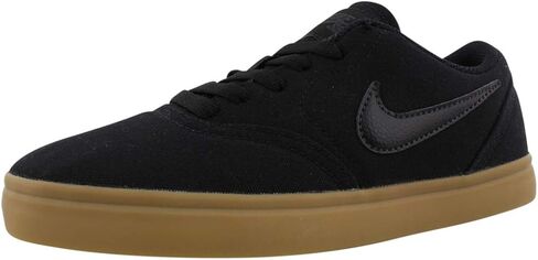 Nike SB Check Canvas GS Boys Shoes Size 5, Color: Black/Black/Gum Light Brown in Saudi Arabia