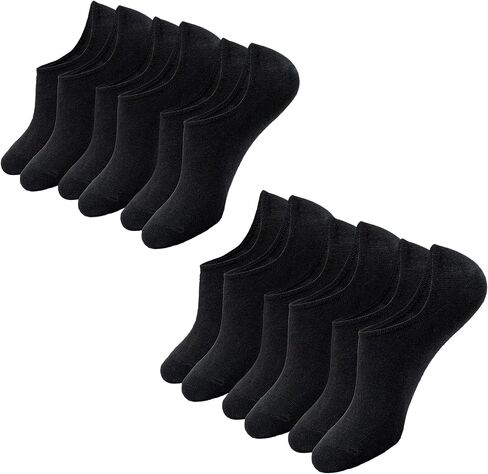 No Show Socks Women:Non-slip low ankle - invisible lining socks for casual and dressy wear - soft and breathable 6 Pairs in Saudi Arabia