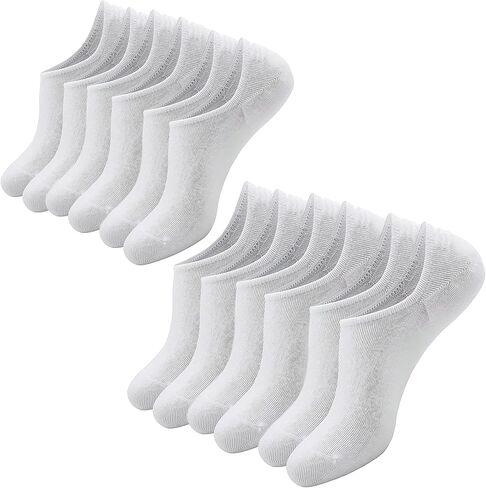 No Show Socks Women:Non-slip low ankle - invisible lining socks for casual and dressy wear - soft and breathable 6 Pairs in Saudi Arabia