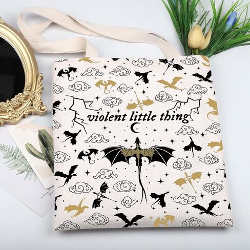 Kuiyai Wing Memrochandise Tote Dragon Rider Canvas Bag Dragon Lover Gift Riorson Gift Bag Counter Bag Bag in Kuwait