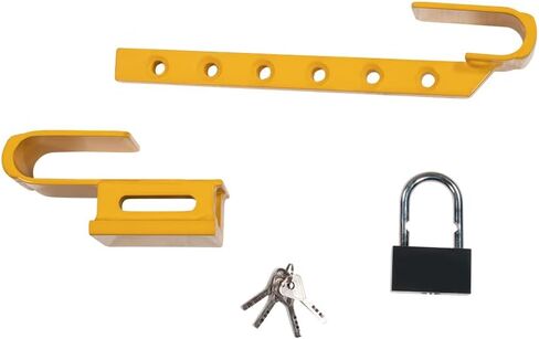 MyTee Products Highted Duty Container Door Lock W/badlock (4 Keys)-9 "to 17" قابلاً لضادة القفل القابل للتعديل in Saudi Arabia