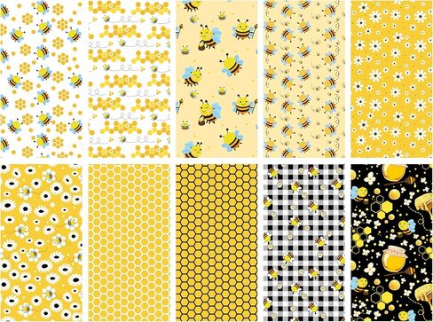 Craftido -25 خيارًا - حزم نسيج اللحف القطنية 100% 10 قطع أرباع سمينة 18 بوصة × 21 بوصة - وزن متوسط ​​5.2 أونصة - لخياطة اللحف، مشروع الخياطة، الترقيع، الحرف اليدوية - النمط الياباني in Kuwait