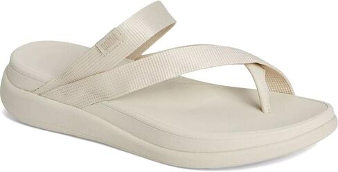 Fitflop Women F-Mode Go Webbbing Flatform Sling Toe-Post Sandals Wedge in Kuwait