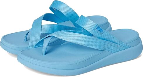 Fitflop Women F-Mode Go Webbbing Flatform Sling Toe-Post Sandals Wedge in Kuwait