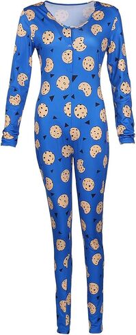 Women's Sexy Deep V Neck Onesie Pajamas Short Jumpsuit One Piece Romper Bodysuit Flapjacks with Drop Seat Butt Flap in Kuwait