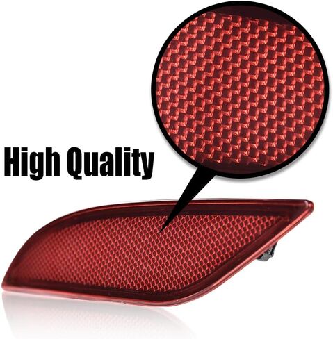 G-PLUS Rear Bumper Reflector Left Driver Side Compatible with Chevy Malibu Hybrid 2016-2019/Fit Chevy Malibu L 2016-2021/Fit Chevy Malibu 2016-2023(Submodel: LS, LT) 23174489 GM1184113 in Saudi Arabia