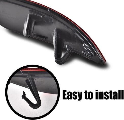 G-PLUS Rear Bumper Reflector Left Driver Side Compatible with Chevy Malibu Hybrid 2016-2019/Fit Chevy Malibu L 2016-2021/Fit Chevy Malibu 2016-2023(Submodel: LS, LT) 23174489 GM1184113 in Saudi Arabia