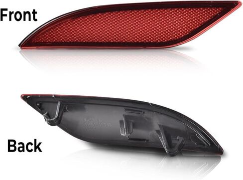G-PLUS Rear Bumper Reflector Left Driver Side Compatible with Chevy Malibu Hybrid 2016-2019/Fit Chevy Malibu L 2016-2021/Fit Chevy Malibu 2016-2023(Submodel: LS, LT) 23174489 GM1184113 in Saudi Arabia