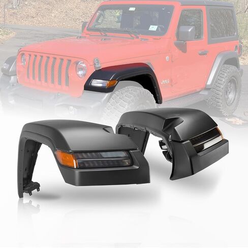 Front Fender Flares Style Factory Fit to Jeep Wrangler JL/JLU Rubicon 2018-2024 in Saudi Arabia