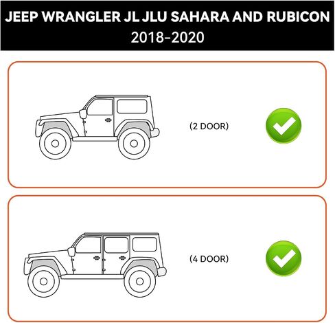 Front Fender Flares Style Factory Fit to Jeep Wrangler JL/JLU Rubicon 2018-2024 in Saudi Arabia