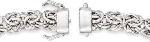 Ross-Simons Sterling Silver Byzantine Bracelet With Magnetic Clasp in Saudi Arabia