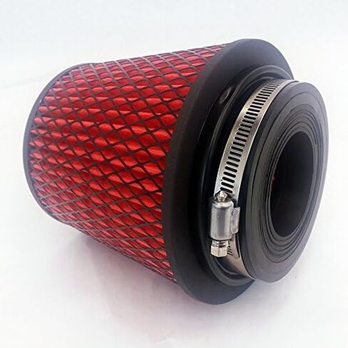Rev9Power Rev9_AF-001-RED; Universal High Performance Intake Filter Cone W/Adaptor From 2.25" to 4"(Red) in Saudi Arabia