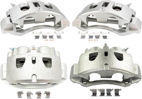 مجموعة الفرجار TRQ BRAKE متوافقة مع 2011-2018 شيفروليه سيلفرادو 2500 HD Silverado 3500 HD 2016 Suburban 3500 HD GMC Sierra 2500 HD Sierra 3500 HD in Kuwait
