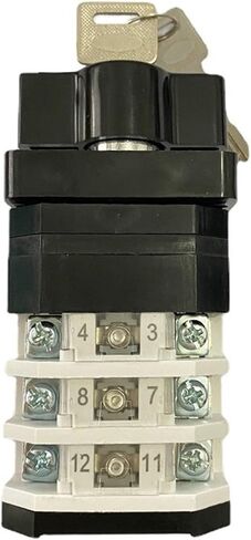LW12-16YS2/3 with Key Rotaris ON-Off-ON Three Levels 690V 16A Control Circuit Power Supply Main Rotary Changeover Cam Switch in Saudi Arabia