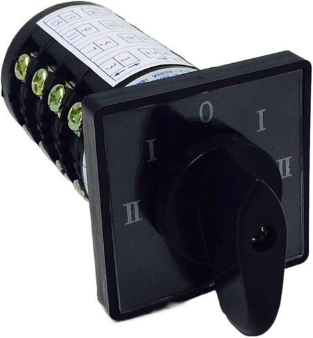 Electric 5 Position HZ5B-20/4 Changeover Rotary cam Switch 20A 4 Poles 16 terminals Silver Switch in Saudi Arabia