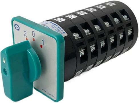 LW6-6 Universal Conversion Rotary Cam Switch Six Layer 5A 380V 3 Position 6 Poles 36 Terminals Silver Contact in Saudi Arabia