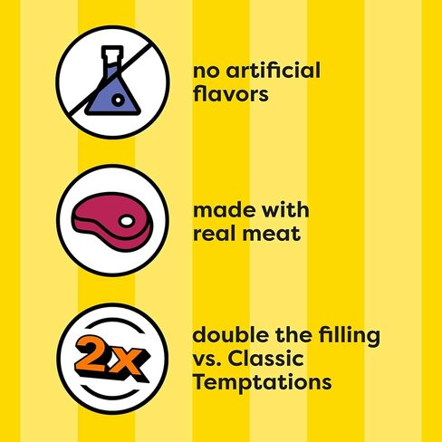 Temptations Tender Fills Grilled Salmon Flavor Crunchy and Soft Adult Cat Treats, 4.6 oz. Pouch (Pack of 10) in Saudi Arabia