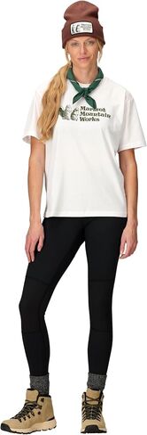 Marmot Women's MMW قميص تي شيرت-شاشة مطبوعة على الشاشة على مزيج من القطن الناعم والبلد والبيئة الصديقة للبيئة in Saudi Arabia