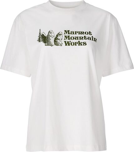 Marmot Women's MMW قميص تي شيرت-شاشة مطبوعة على الشاشة على مزيج من القطن الناعم والبلد والبيئة الصديقة للبيئة in Saudi Arabia