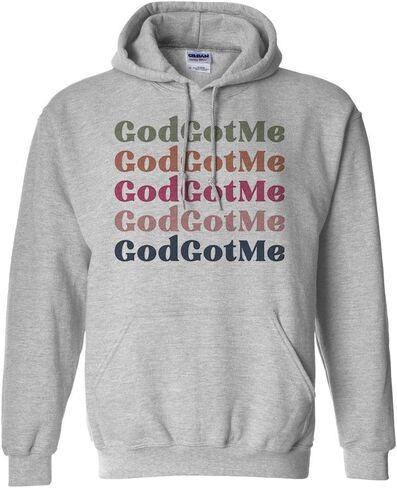 TeesAndTankYou God Got Me Hoodie Sweatshirt Unisex in Saudi Arabia