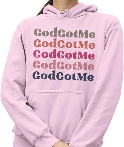 TeesAndTankYou God Got Me Hoodie Sweatshirt Unisex in Saudi Arabia