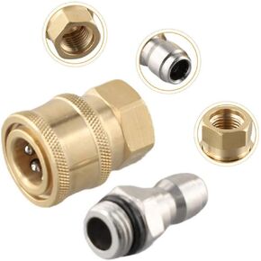 Universal Replacement Connector Spare Parts For Garden Hose Quick Release 1/4 Male M22/14 Female Plug Brass Accessories in Saudi Arabia