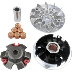 Racing Roller Variator Kit 18x14mm 12g And Fixed Drive Half Pulley Compatible With 125cc 4T in Saudi Arabia