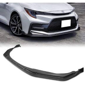 3 قطع الأمامية مصد أمامي مفسد مفسد الجسم الجانبي مجموعة الحماية المتوافقة مع 2020-2024 Toyota Corolla XSE/SE طراز (مات الأسود) in Kuwait