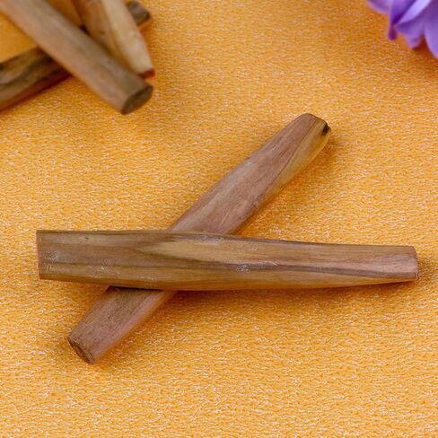 Satvik Pure White Chandan Sticks for Puja Pooja Tilak Tika Tikka Safed Sandalwood Chandan Ki Lakdi Aroma Incense Meditation Yoga Spa|Hawan/Havan Religious Spiritual Incense Holy Sticks (20-25 Grams) in Saudi Arabia