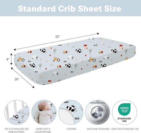 4PK Crib Sheets Pink Sheep in Kuwait