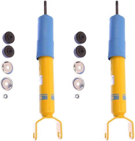 Bilstein 24-065009 مجموعة من اثنين من أمامي B6 4600 تعليق صدمات الامتصاصات يناسب 1998 2007 Sierra Yukon Escalade Crew Cab مع شريط الالتواء مع ESC - in Saudi Arabia