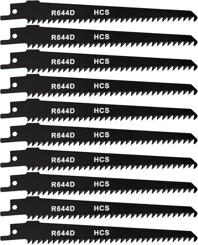 9" 6TPI Reciprocating Saw Blade, Bi-Metal Sabre Saw Blades Better Wear Resistance for Wood & Metal Demolition (3-Pack) in Kuwait