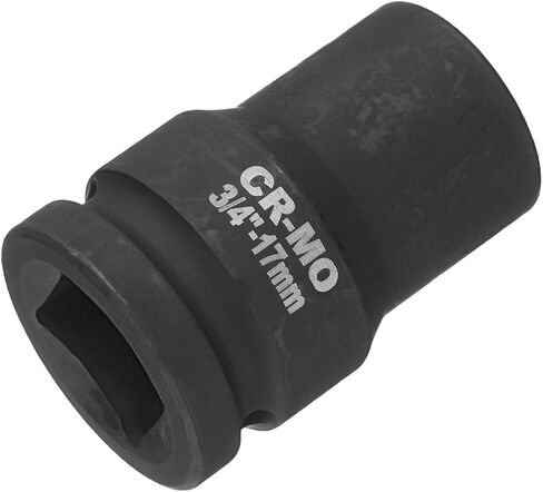 uxcell 3/4-Inch Drive 12 Point Impact Socket 46mm Metric Spindle Axle Nut Socket Driver Wrench for Auto Repair Easy Removal in Saudi Arabia