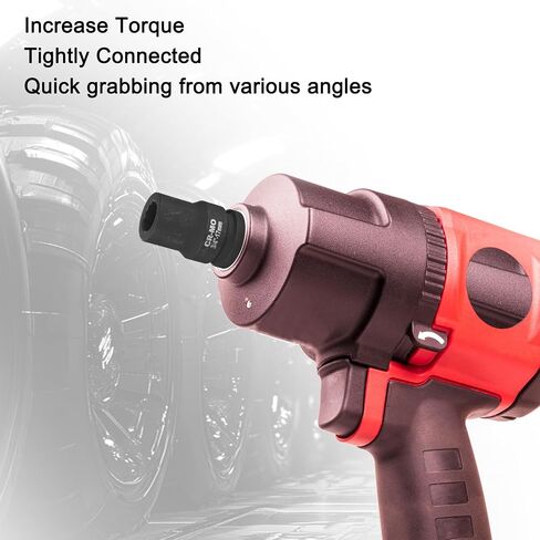 uxcell 3/4-Inch Drive 12 Point Impact Socket 46mm Metric Spindle Axle Nut Socket Driver Wrench for Auto Repair Easy Removal in Saudi Arabia