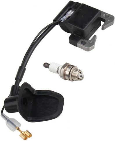 Universal Performance Red Ignition Coil With Spark Plug For 43cc 47cc, Quad Pocket Dirt Bikes ATVs 2-Stroke Engines(Ignition Coil black) in Saudi Arabia