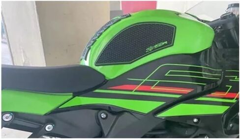 ملصق وسادة لوقاية خزان الوقود ل Ninja zx6r zx 6r zx6r 2019-2024 2024 شارات جانبية ملصقات وسادة الخزانات المضادة للانزلاق ملصقات دبابة ركوب الدراجات النارية in Saudi Arabia